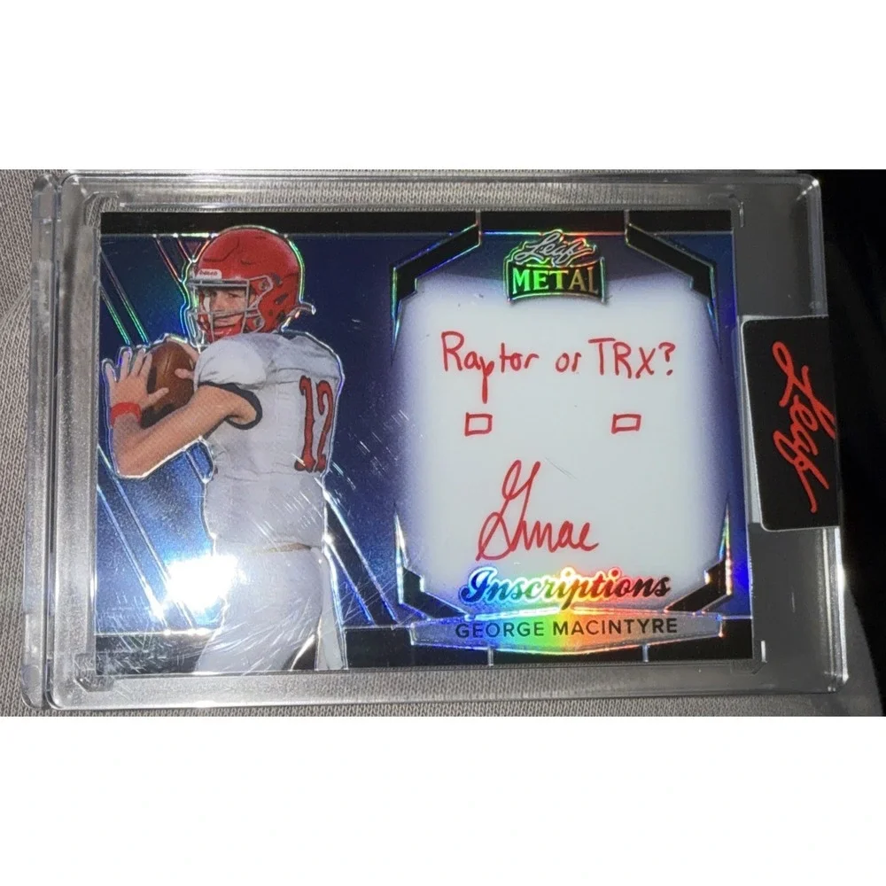 Leaf Metal George MacIntyre Auto Inscription /100 2024 Football Tennessee